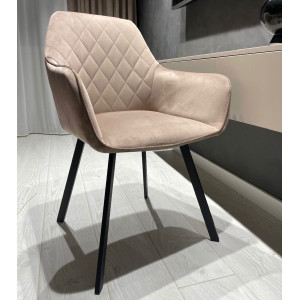 Стул Impulse Fiona Капучино Велюр