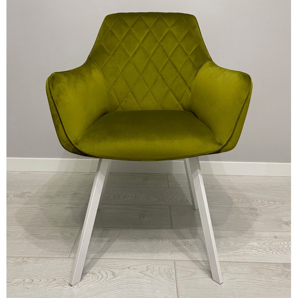 Стілець Impulse Fiona Оливковий Велюр-4