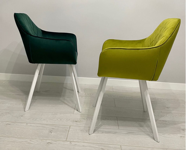 Стілець Impulse Fiona Оливковий Велюр-2