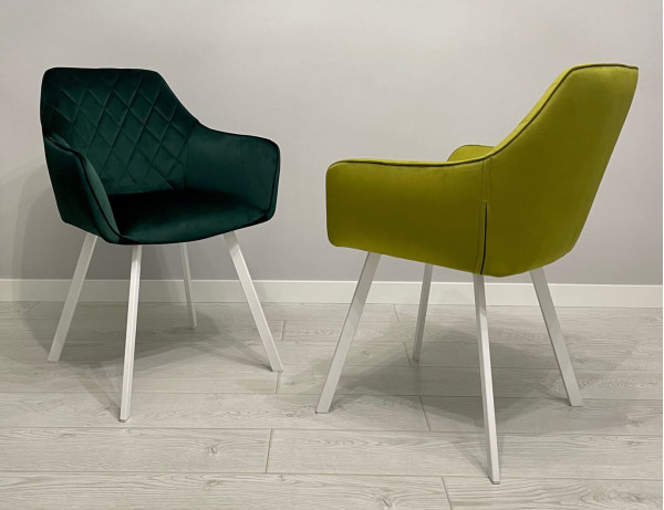 Стілець Impulse Fiona Оливковий Велюр-3