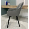 Стілець Impulse Fiona Сірий Велюр-6-thumb