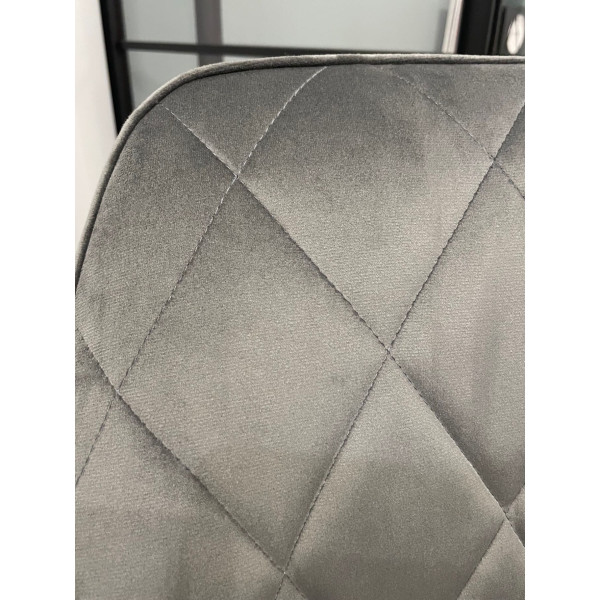 Стілець Impulse Fiona Сірий Велюр-11