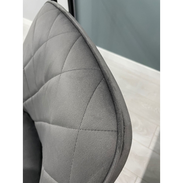 Стілець Impulse Fiona Сірий Велюр-14