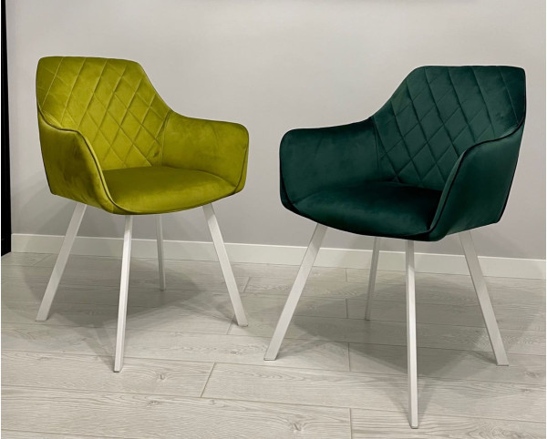 Стілець Impulse Fiona Зелений Велюр-2