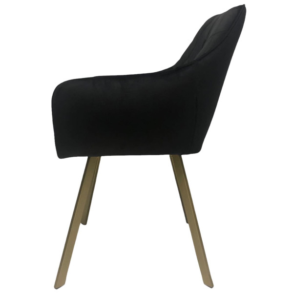 Стілець Impulse Fiona Чорний Велюр-13