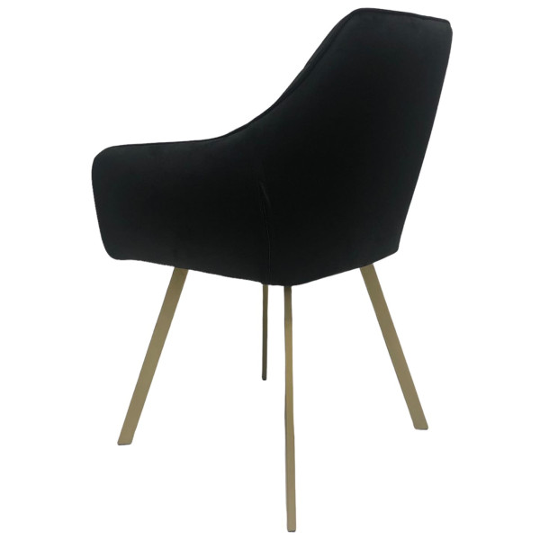 Стілець Impulse Fiona Чорний Велюр-14