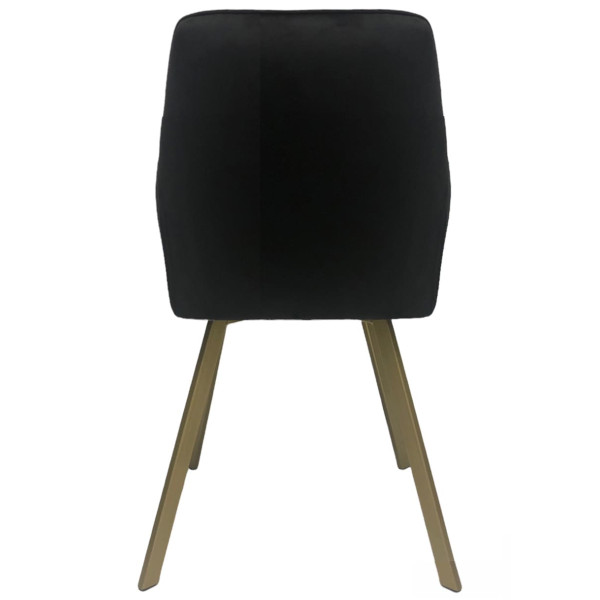 Стілець Impulse Fiona Чорний Велюр-15