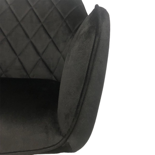 Стілець Impulse Fiona Чорний Велюр-16