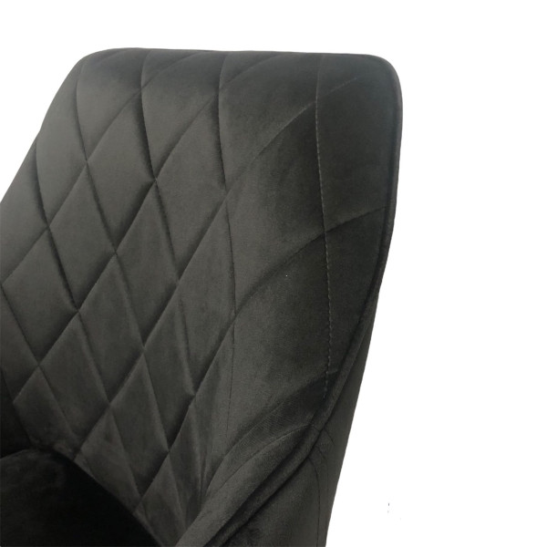 Стілець Impulse Fiona Чорний Велюр-18