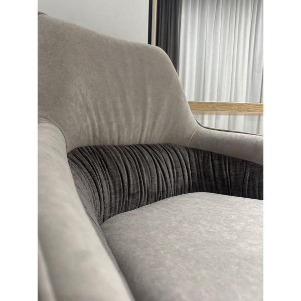 Стілець Impulse Plus Harlem arm Сіро-бежевий Vintage-4