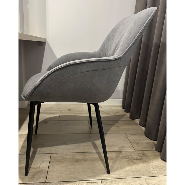 Стул Impulse Plus Harlem arm Серый Omega-3