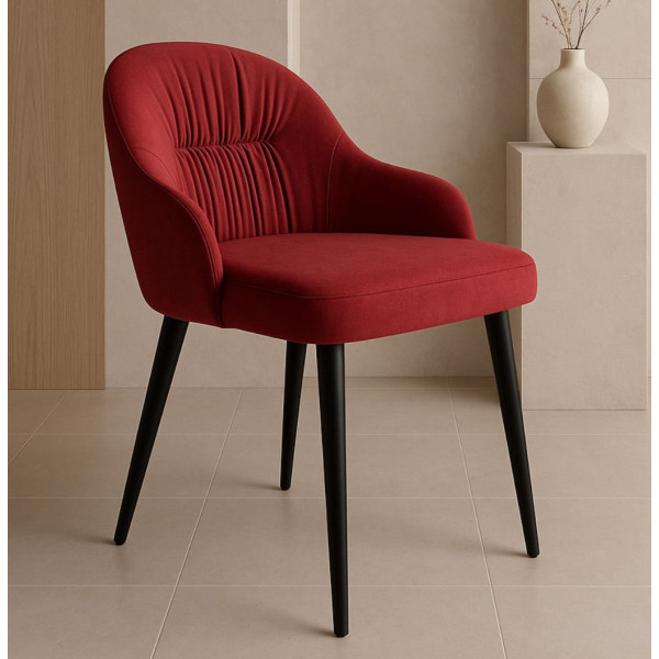 Стул Impulse Plus Janet Винный-0