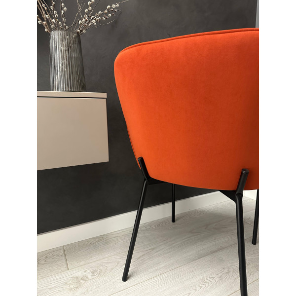 Стілець Impulse Kors Мідний Велюр-9