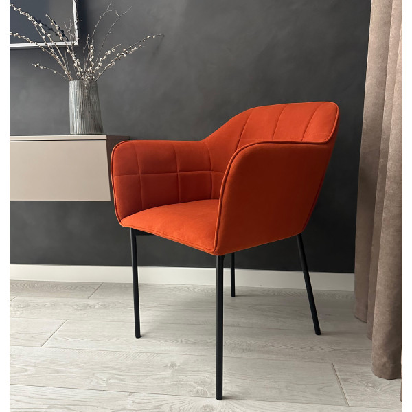 Стілець Impulse Kors Мідний Велюр-1