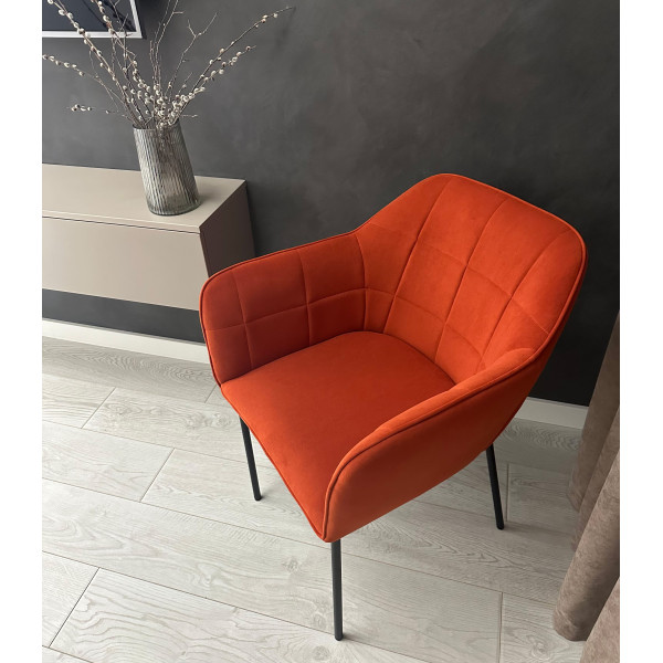 Стілець Impulse Kors Мідний Велюр-2