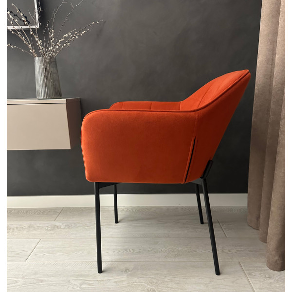 Стілець Impulse Kors Мідний Велюр-4