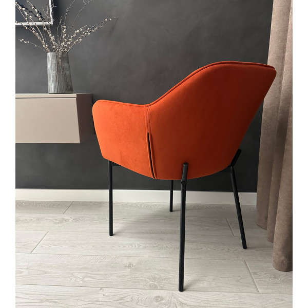 Стілець Impulse Kors Мідний Велюр-5