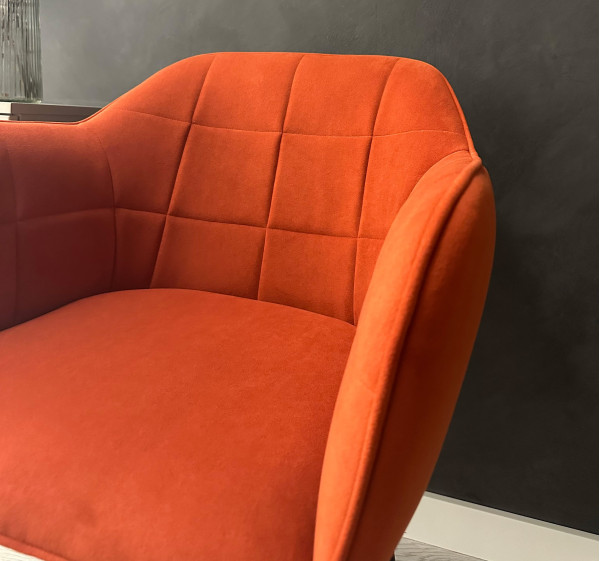 Стілець Impulse Kors Мідний Велюр-6