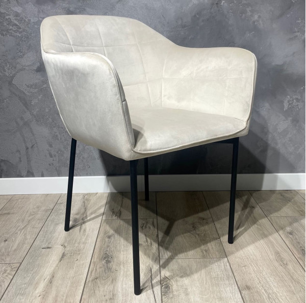 Стілець Impulse Kors Молочний Велюр-0