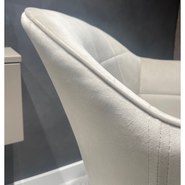 Стілець Impulse Kors Молочний Велюр-12