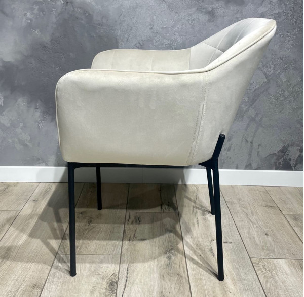 Стілець Impulse Kors Молочний Велюр-6