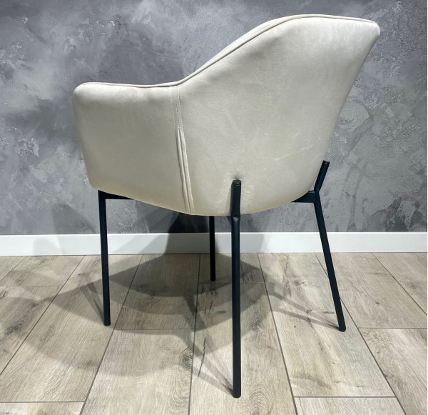 Стілець Impulse Kors Молочний Велюр-8