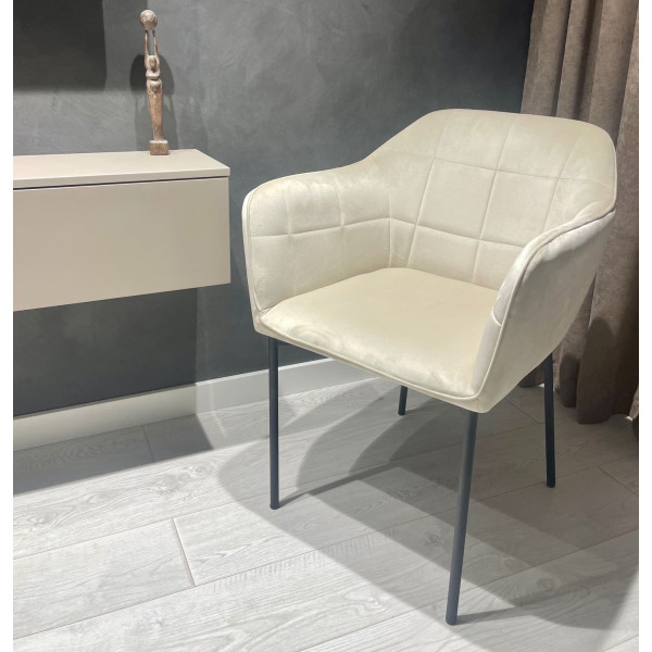 Стілець Impulse Kors Молочний Велюр-2