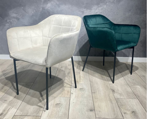 Стілець Impulse Kors Молочний Велюр-1