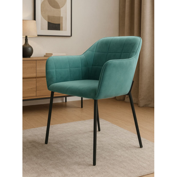 Стілець Impulse Kors М'ятний Велюр-1