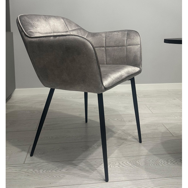 Стілець Impulse Kors Сірий Велюр-0