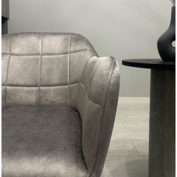 Стілець Impulse Kors Сірий Велюр-4