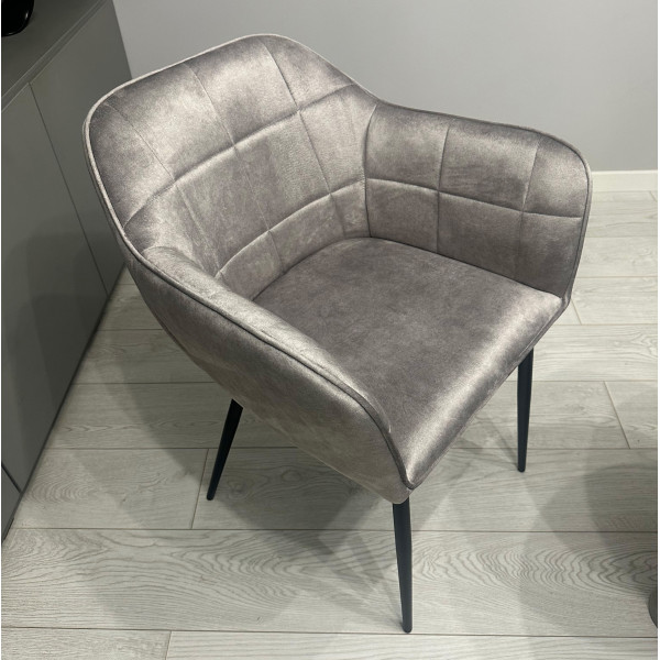 Стілець Impulse Kors Сірий Велюр-3