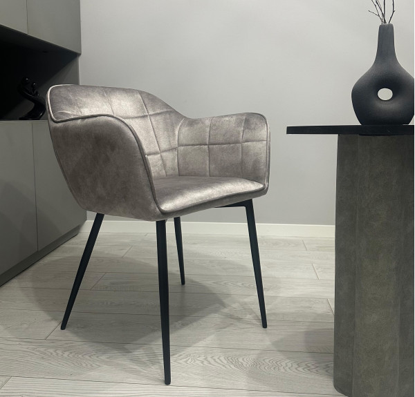 Стілець Impulse Kors Сірий Велюр-1