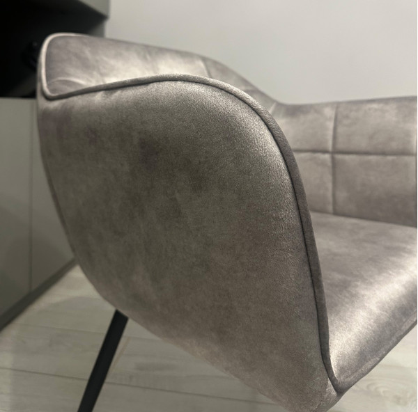 Стілець Impulse Kors Сірий Велюр-6