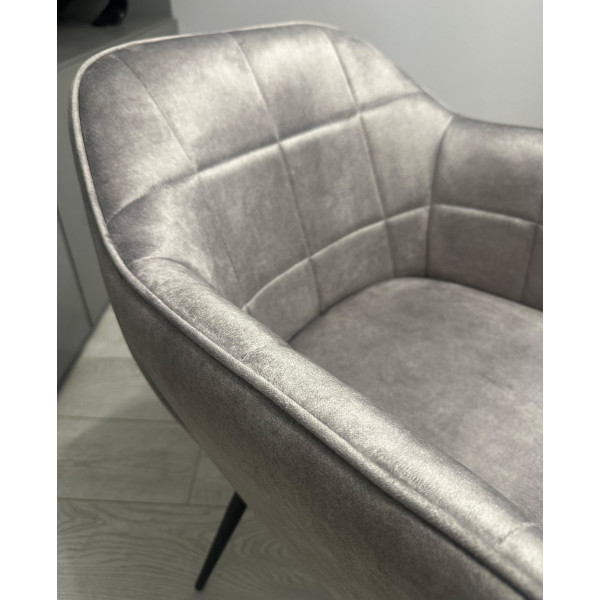 Стілець Impulse Kors Сірий Велюр-5