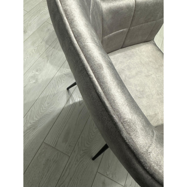 Стілець Impulse Kors Сірий Велюр-9