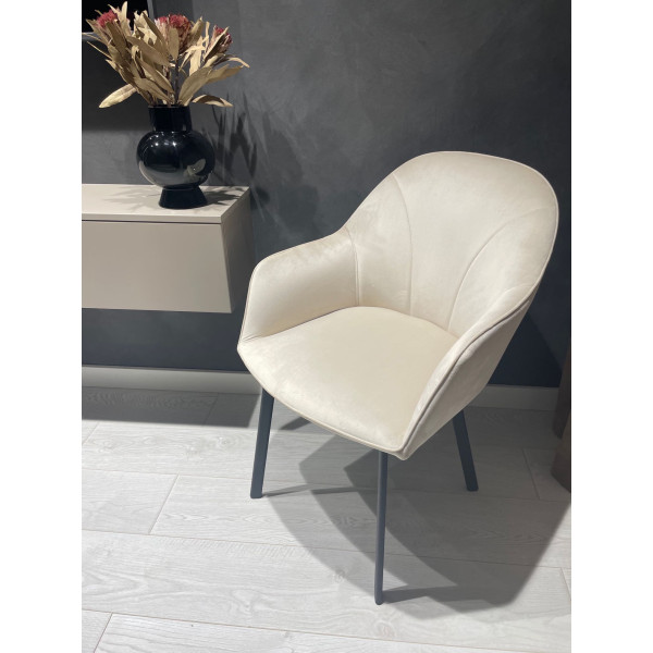 Стілець Impulse Lola Молочний Велюр-3