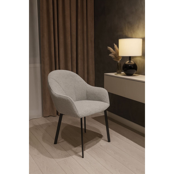 Стілець Impulse Lola Сірий Тканина-1