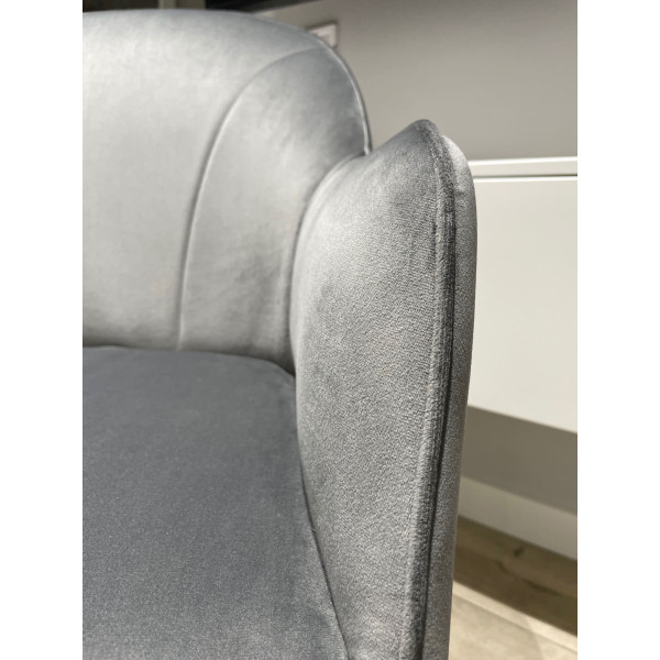 Стілець Impulse Lola Сірий Велюр-7