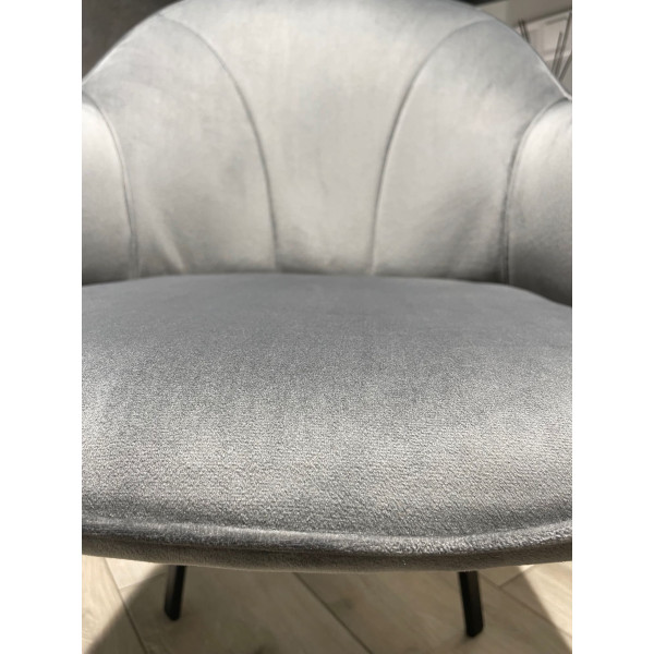 Стілець Impulse Lola Сірий Велюр-10