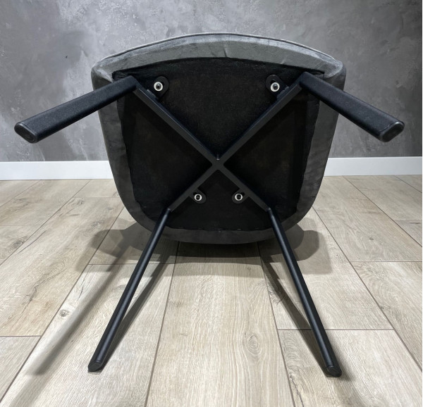 Стілець Impulse Lola Сірий Велюр-12