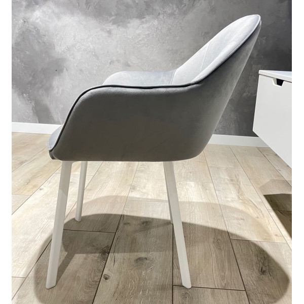 Стілець Impulse Lola Сірий Велюр-14