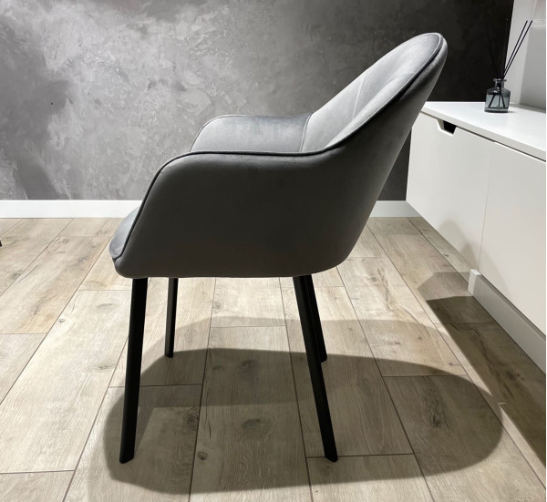 Стілець Impulse Lola Сірий Велюр-2