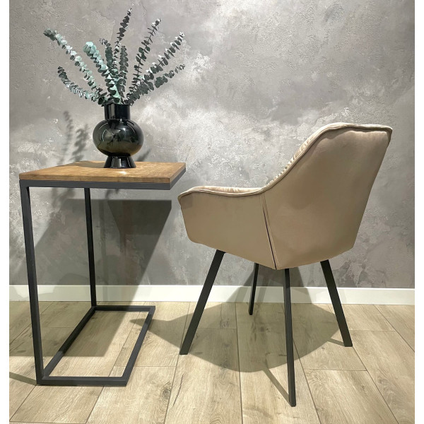 Стілець Impulse Lounge Капучино Велюр-6