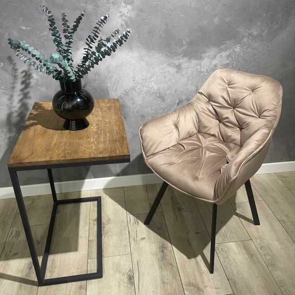 Стілець Impulse Lounge Капучино Велюр-3