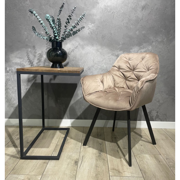 Стілець Impulse Lounge Капучино Велюр-1