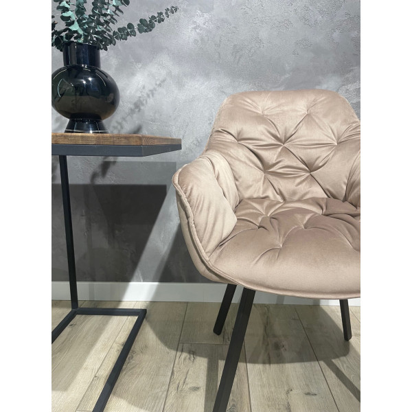 Стілець Impulse Lounge Капучино Велюр-8