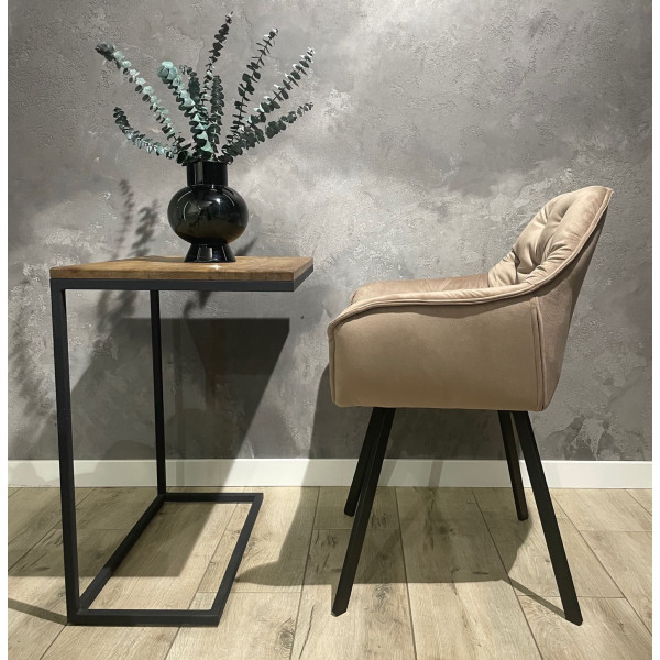 Стілець Impulse Lounge Капучино Велюр-5