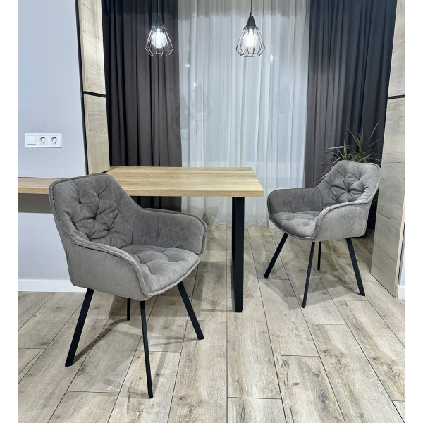 Стілець Impulse Lounge Коричневий Велюр-3