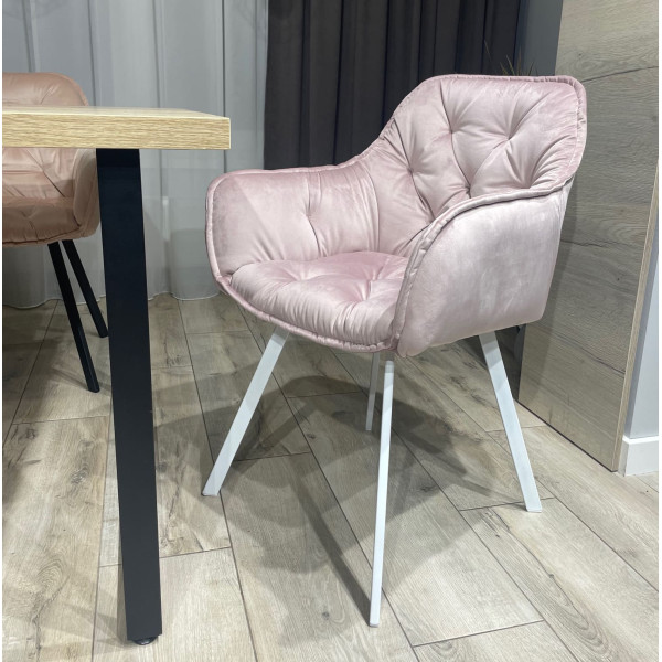Стілець Impulse Lounge Пудровий Велюр-1